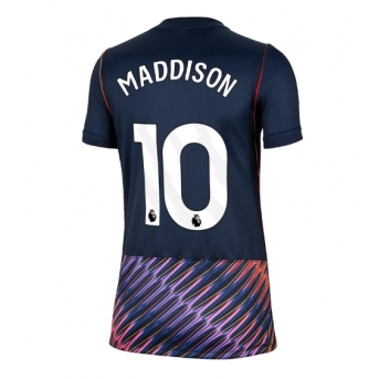 Tottenham Hotspur James Maddison #10 Maglia Gara Trasferta Repliche 2026-27 Donna Maniche Corte
